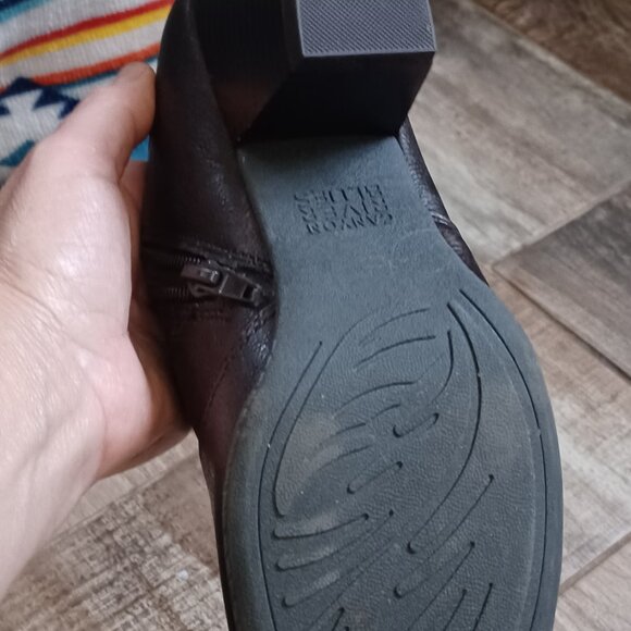 CANYON RIVER BLUES BRONZE BROWN ANKLE BOOTS - Picture 3 of 4